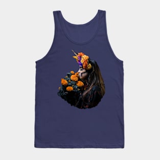 Day of the Dead flowers Tank Top